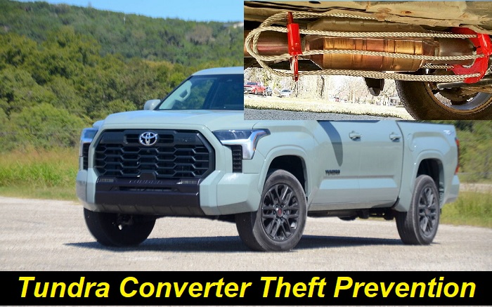 Tundra catalytic converter theft prevention